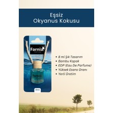 Farnia Yüksek Esanslı Askılı Araç Kokusu Edp Parfüm Okyanus 8 ml 3 Adet Avantaj Paketi