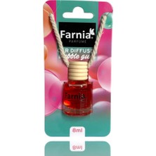 Farnia Yüksek Esanslı Askılı Araç Kokusu Edp Parfüm Tatlı Sakız 8 Ml