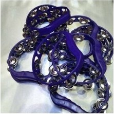 Halay Kına Plastik Zilli Kına Nedime Tefi Lacivert Renk 1 Adet