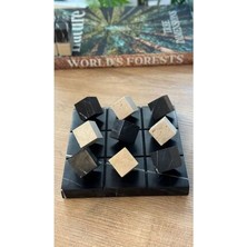 Xox Toros Siyahı Dekoratif Obje , Lüks Hediyelik , Siyah Mermer Xox