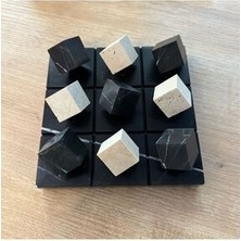 Xox Toros Siyahı Dekoratif Obje , Lüks Hediyelik , Siyah Mermer Xox
