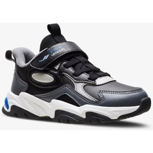 Lescon Flow Pu Phlon Hafif Taban Cırtlı Çocuk Spor Ayakkabı Çocuk Spor Ayakkabı Siyah