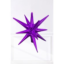 Pekshop Mor Kutup Yıldızı Folyo Balon 70 cm