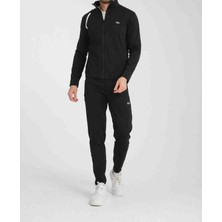 Lacoste Basıc Siyah Slim Fit DAR KALIP Erkek Eşofman Takımı