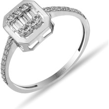 Pirnus Diamond Altın Baget Yüzük Gramı :1,31