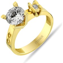 Pirnus Diamond Altın Tektaş Yüzük Gramı :4,31
