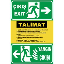Bs Baskı Işyeri Uyarı Levhaları Set