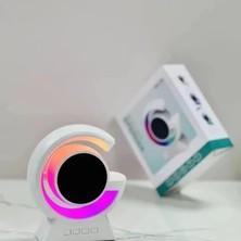 Avigo Rgb Işıklı Bluetooth Mini Güçlü Hoparlör Şarjlı Taşınabilir Gece Lambası Modu Kaliteli Yüksek Ses