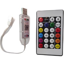 Karaköy Led Shop 5V USB Girişli Kumandalı Pixel LED Kontrol Ünitesi