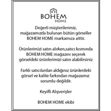 Bohem Home Ceviz Ağacı Mermer Tablalı Havluluk