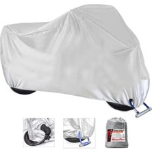 Kral Motor Kr-100-7 Için Kilit Uyumlu Motosiklet Branda, Güvenli, Su Geçirmez Dayanıklı Kumaş