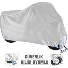 Rks Vrs 125 Için Kilit Uyumlu Motosiklet Branda, Güvenli, Su Geçirmez Dayanıklı Kumaş