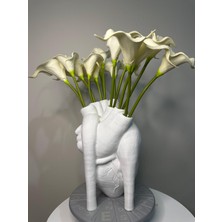 Nk Ateiler Gerçekçi Anatomik Kalpli Vazo 23 cm