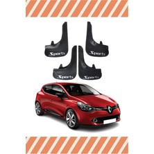 Narnuga Renault Clio 4 Sports Yazılı 4'lü Tozluk Çamurluk Paçalık