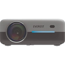 Everest PJ03, 300 LED Lümen, 1920X1080, 2xhdmı, 1xusb, Tf Soket, Wifi, Bluetooth, 30.000 Saat LED Ömrü, 3W Speaker, Android 9.0, Full Hd Projeksiyon Cihazı