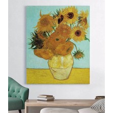 Prime Concept Vincent Van Gogh - Yağlıboya Ayçiçeği Kanvas Tablo