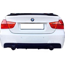 Bmw E92 3 Serisi 2007 - 13 M Performance Difüzör Plastik Boyasız