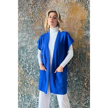 Kadın Kısa Cepli Yelek 4164