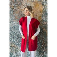 Kadın Kısa Cepli Yelek 4164