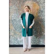 Kadın Kısa Cepli Yelek 4164