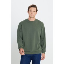 Altınyıldız Classics 2 Iplik Sıcak Tutan Standart Fit Normal Kesim Bisiklet Yaka Ottoman Desenli Sweatshirt