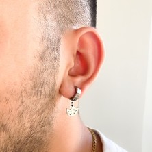 Ferizz 316L Cerrahi Çelik Maske Model Küpe UNK-667