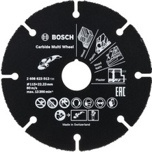 Bosch Multi Wheel Karbit Kesme Diski Elmas 115 mm