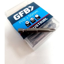 Gfb Yıldız Bits Uç Ph2 x 50 Mıknatıslı Matkap Ucu Tornavida Ucu 30 Adet