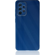 FUJİMAX Samsung Galaxy A33 5g Kılıf Kamera Korumalı Arkası 9h Temperli Cam Yüzey Soft Tasarım Glass Kapak