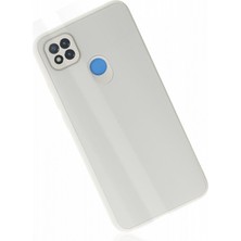 FUJİMAX Xiaomi Redmi 9c Kılıf Kamera Korumalı Arkası 9h Temperli Cam Yüzey Soft Tasarım Glass Kapak