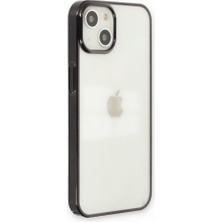 FUJİMAX Apple iPhone 13 Kılıf Kenar Çerçeve Sert P.c Ile Güçlendirilmiş Lens Koruma Çerçeveli Element Kapak