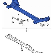 Travers Elantra 21SONRASI Arka (Dingil) (Oem No: 55101-AA000)