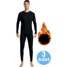 Uniquetrenders Erkek 3'lü Termal Alt Üst Içlik Takımı