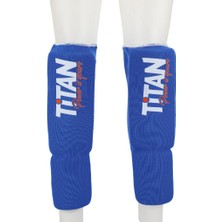 Titan Sport Mavi Beyaz Ayak Bez Kaval Koruyucu M Beden