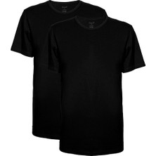 Kom Hulio Bisiklet Yaka 2 li Erkek Tshirt