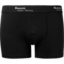 Kom Erkek  Tight 2li Boxer Siyah 44BX10191