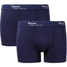 Kom Tight Pamuklu 2 li Erkek Boxer