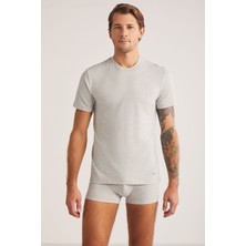 Kom James Bisiklet Yaka 2 li Erkek Tshirt