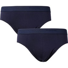Kom Ariel Lacivert Erkek Slip 2'li Avantajlı Paket