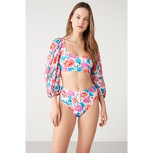 Kom Roos Crop Bra.Bikini Takımı