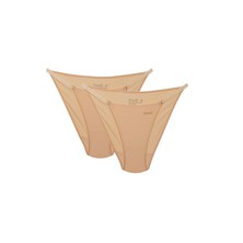 Kom Desensiz Koton Modal Kadın Slip Külot Basic Tanga 2'li