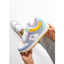 Nevanın Butiği Kadın Günlük Giymelik Bağcıklı Spor Ayakkabı Sneaker