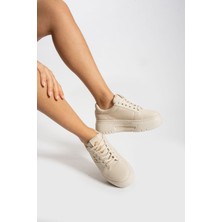 Rakya Kadın Kalın Taban Bağcıklı Sneaker