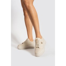 Rakya Kadın Kalın Taban Bağcıklı Sneaker