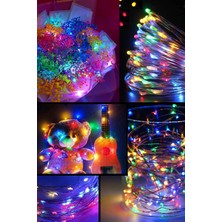 Suled   Pilli Rgb LED Işık 5 Metre Iç & Dış Mekan Parti Dekor Kutlama Işığı Renkli LED Dekorasyon