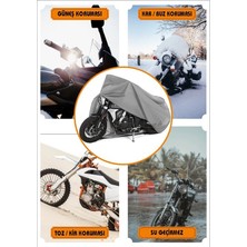 Car Guard Carguard Arora mt 125 Fitilli Motosiklet Brandası Çadır Örtü - Miflonlu