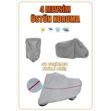 Car Guard Carguard Sym Xs 125K Fitilli Motosiklet Brandası Çadır Örtü - Miflonlu