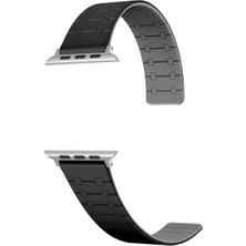 Teleplus Apple Watch 10 Serisi 46MM Çizgi Desenli Mıknatıslı Kordon KRD111