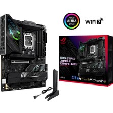 ASUS ROG STRIX Z890-F GAMING WIFI Intel Z890 8600MHZ DDR5 LGA1851   DP HDMI 2xUSB4 5x M2 USB3.2 WiFi 7 + BT AURA RGB 2.5Gbit LAN ATX (ROG STRIX Z890-F GAMING WIFI) Anakart