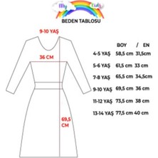 Öykü Kids Beldenbağlamalı Tül Detaylı Kız Çocuk Elbise